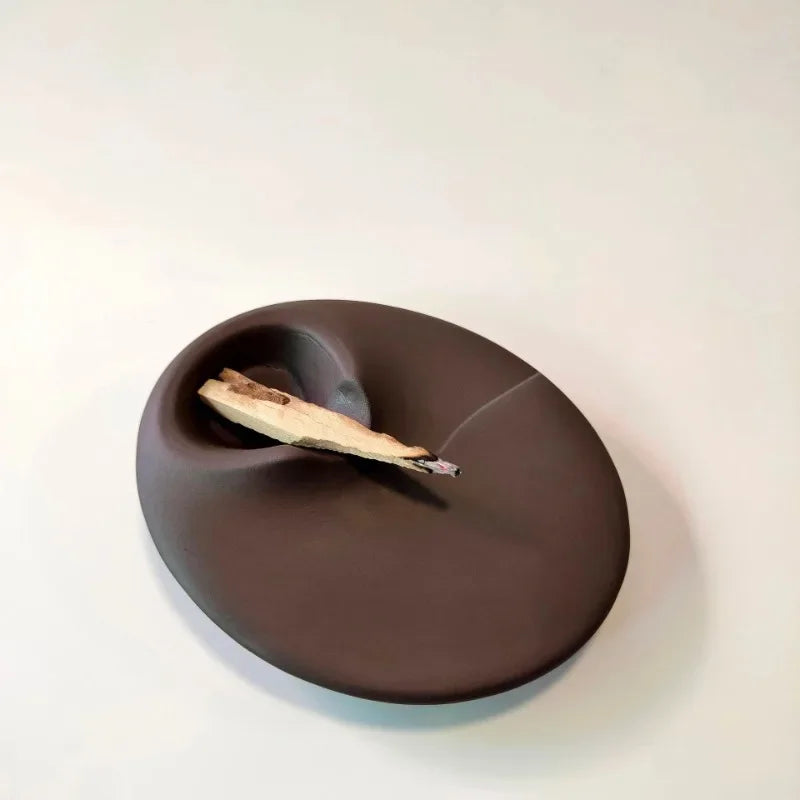 Cement Palo Santo Holder – Minimalist Aromatherapy Tray for Holy Wood, Sage & Rituals