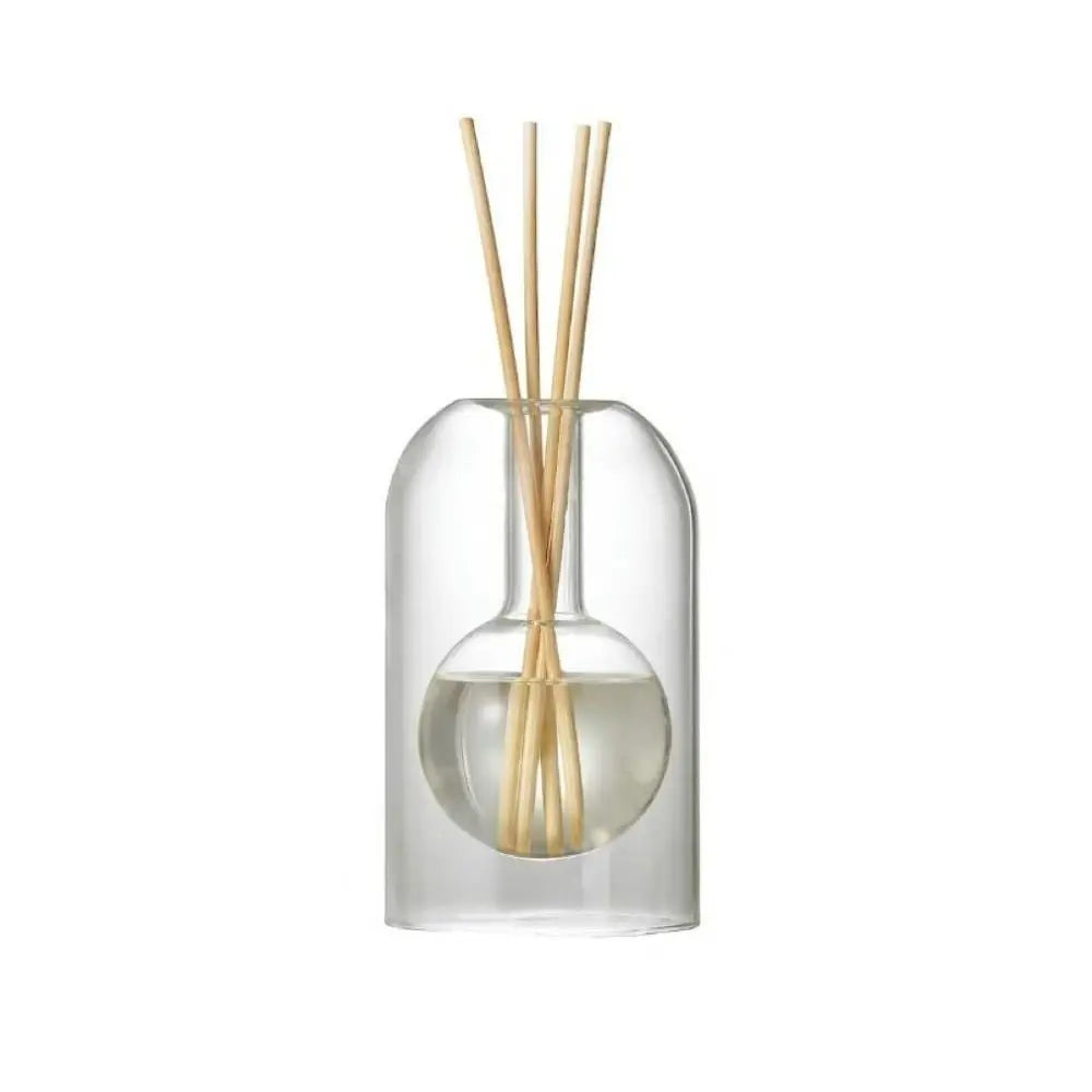 Minimalist Glass Aromatherapy Vase – Transparent Diffuser Bottle with Sticks