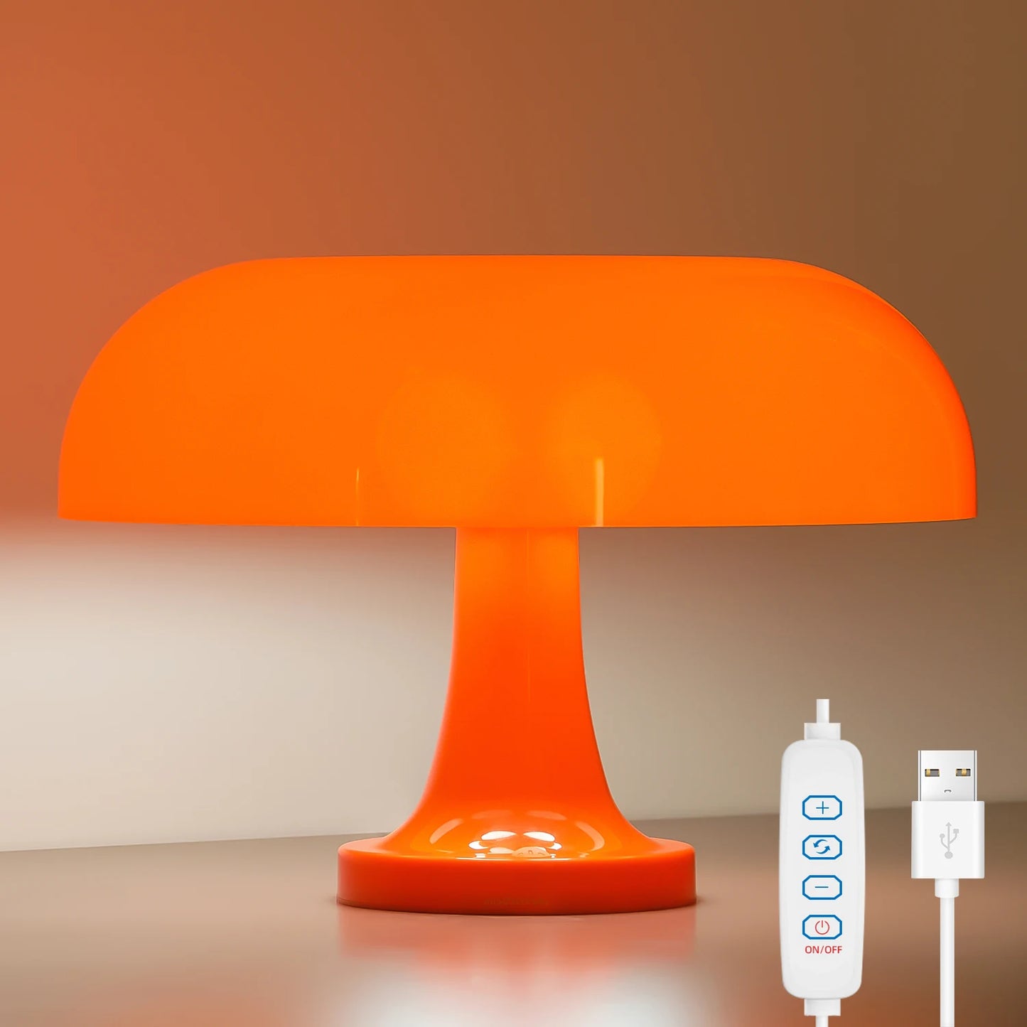 Classic Mushroom Table Lamp – Bauhaus-Inspired Decorative Light for Bedside or Desk