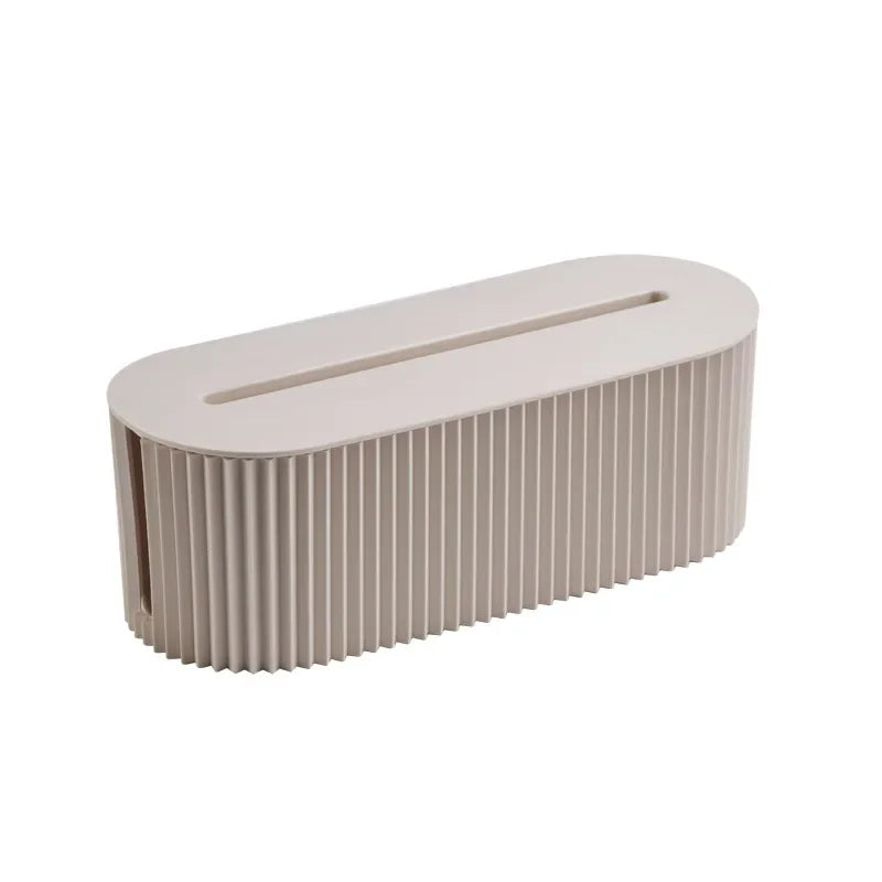Modern Cable Organizer Box – Nordic Style with Phone Holder