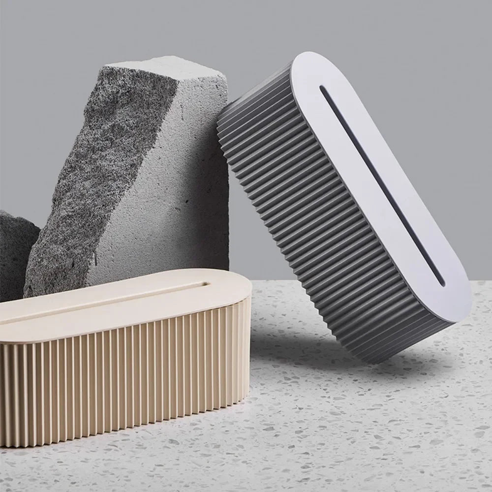 Modern Cable Organizer Box – Nordic Style with Phone Holder