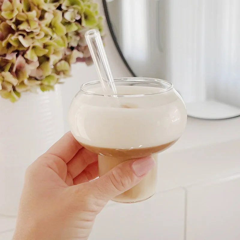 Bubble Ball Glass Cup – For Coffee, Juice, Cocktails & More