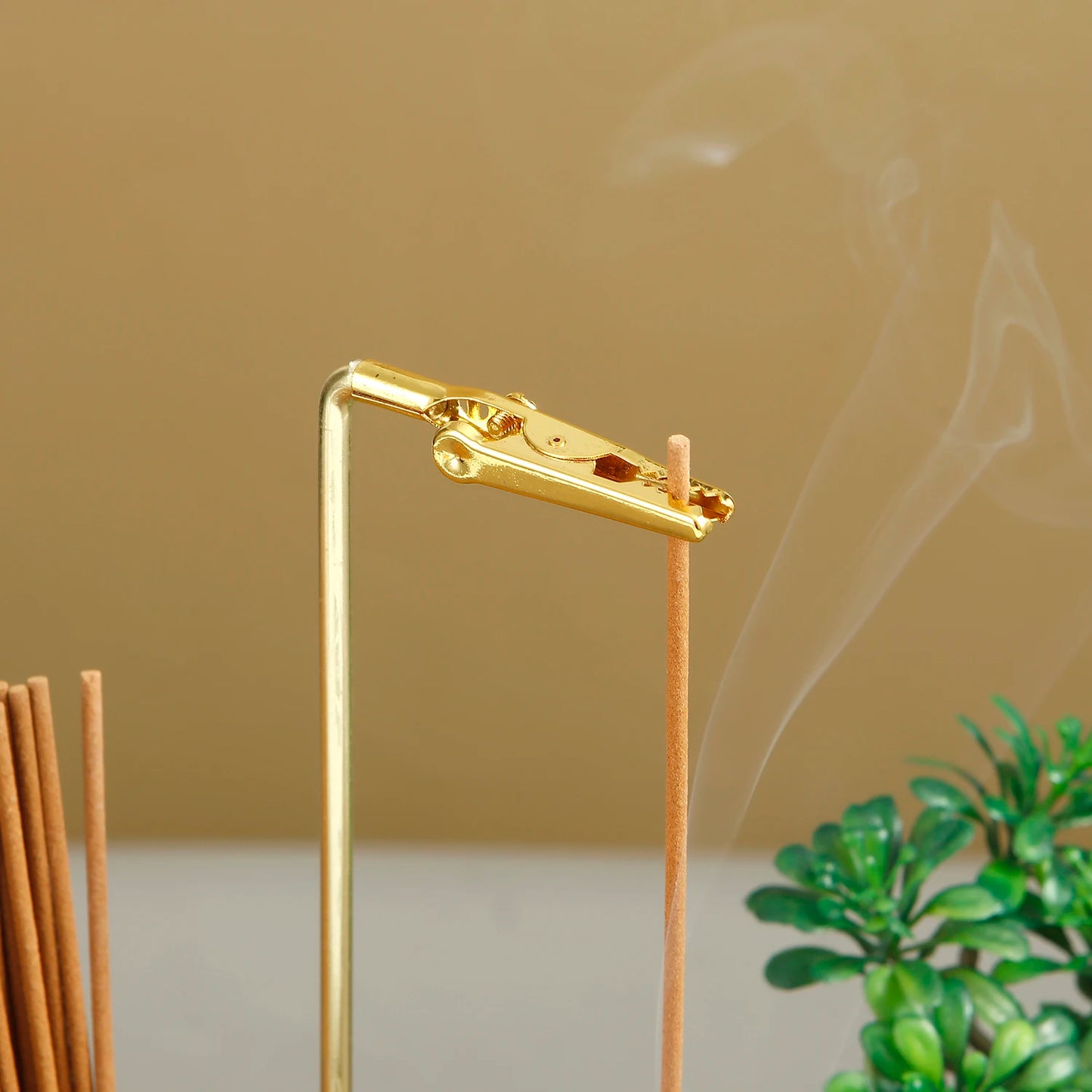2-in-1 Glass Incense Holder – Anti-Ash Burner with Removable Catcher & Stick Organizer