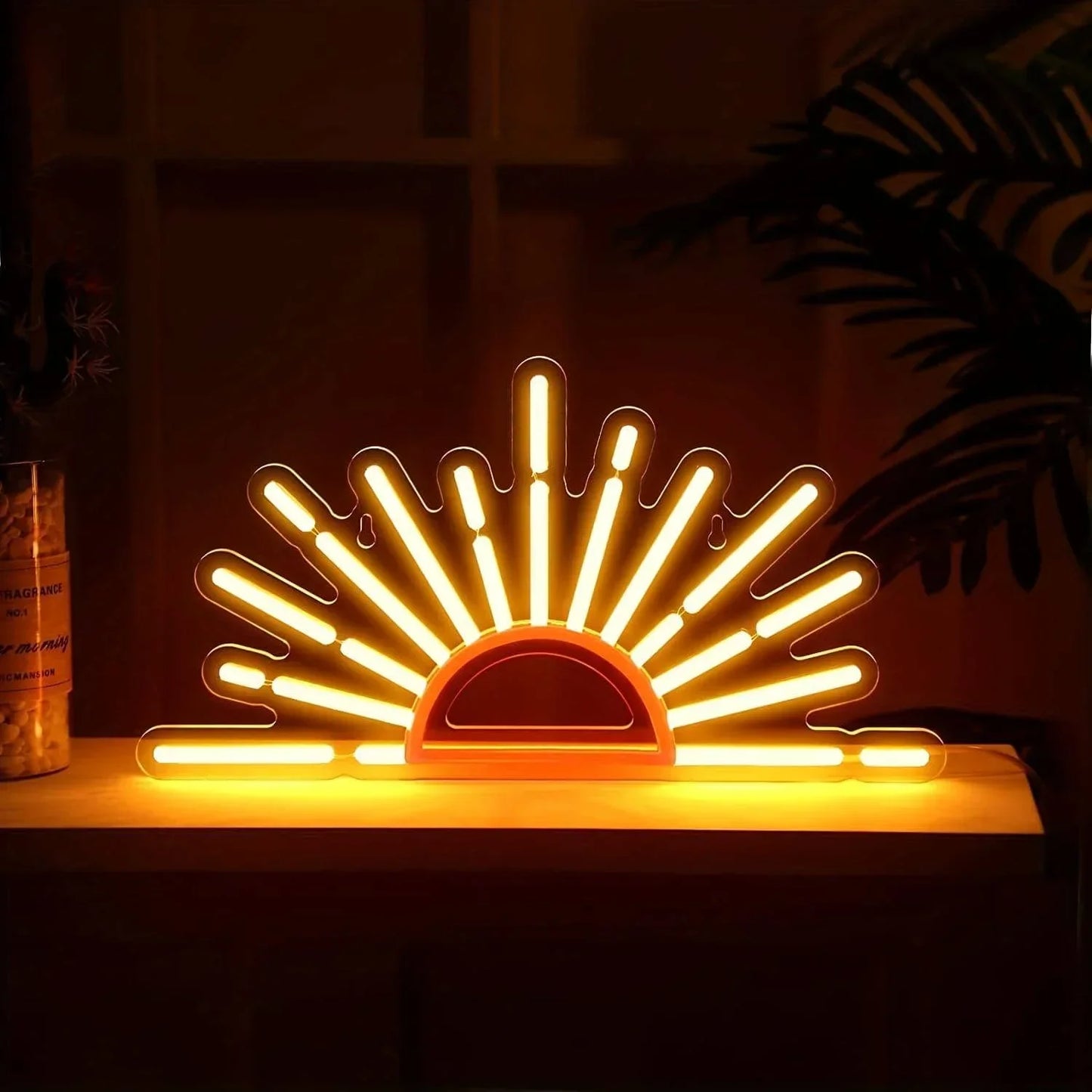 Sunrise & Sunset LED Neon Light – Soft Orange Glow for Wall Art & Room Decor