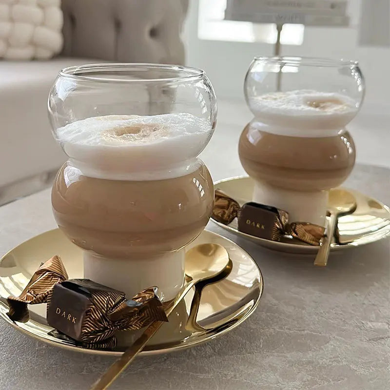 Bubble Ball Glass Cup – For Coffee, Juice, Cocktails & More