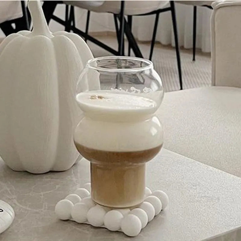 Bubble Ball Glass Cup – For Coffee, Juice, Cocktails & More